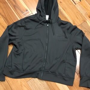 Dark Sage Green Nike Women's Hoodie Jacket